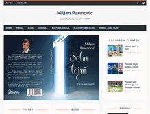 Tablet Screenshot of miljan-paunovic.com